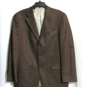 HART SCHAFFNER MARX BROWN SPORT COAT 40 REGULAR